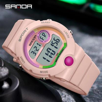 SANDA 6035 | Digital Feminino À Prova D'Água