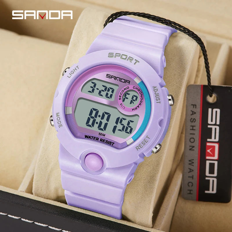 SANDA 6035 | Digital Feminino À Prova D'Água
