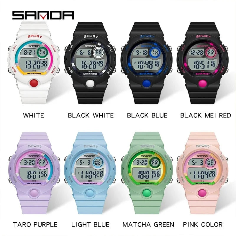 SANDA 6035 | Digital Feminino À Prova D'Água