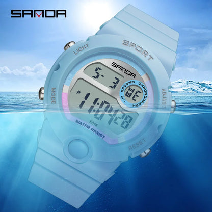 SANDA 6035 | Digital Feminino À Prova D'Água